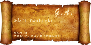 Gál Adelinda névjegykártya